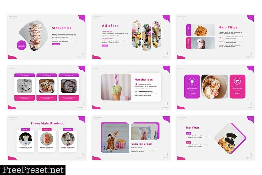 Sweetice Presentation Template SXLR4SN