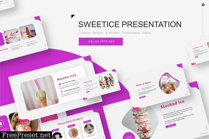 Sweetice Presentation Template SXLR4SN