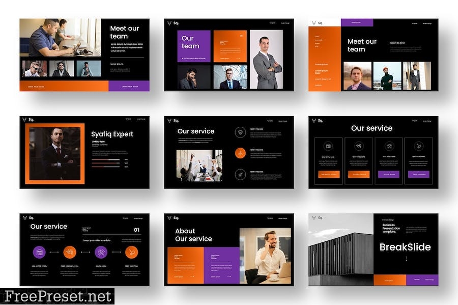 Syafiq – Business PowerPoint Template NGE3WZL