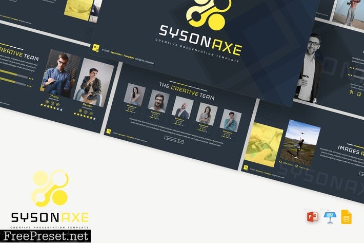 Sysonaxe - Powerpoint / Google Slides / Keynote SFKGGL4