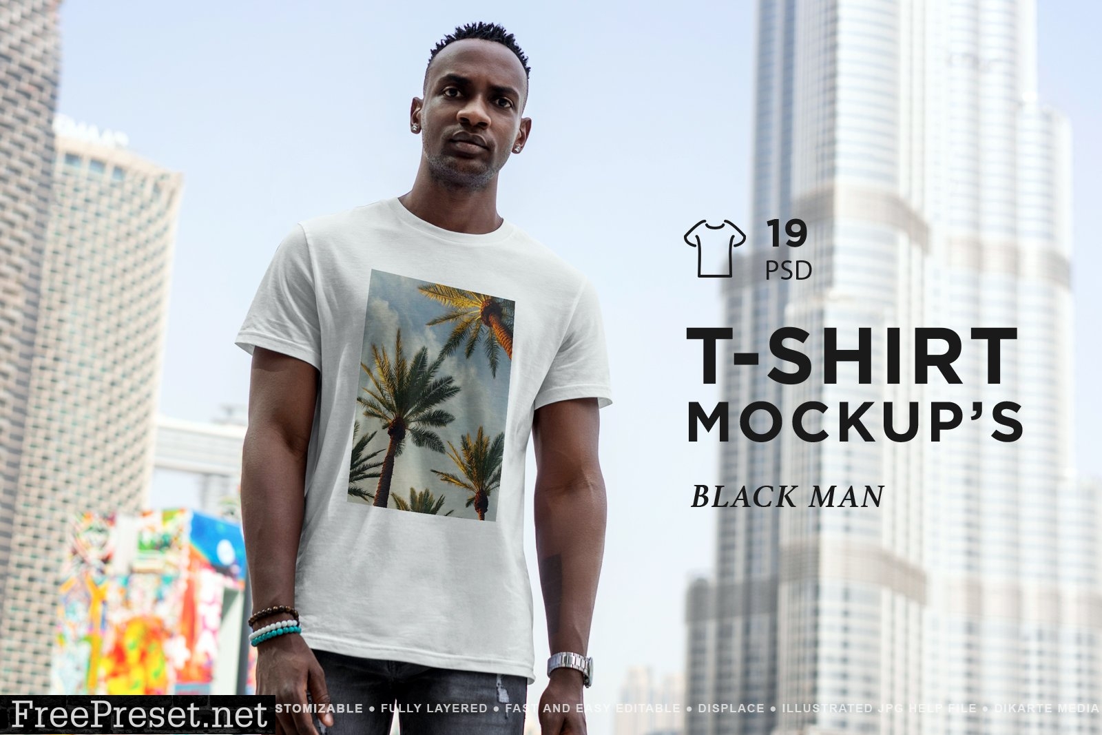 T-Shirt MockUp African Men 7065019