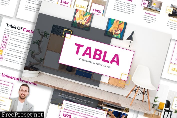 Tabla - Interior Template Prensentation UGK5H9T