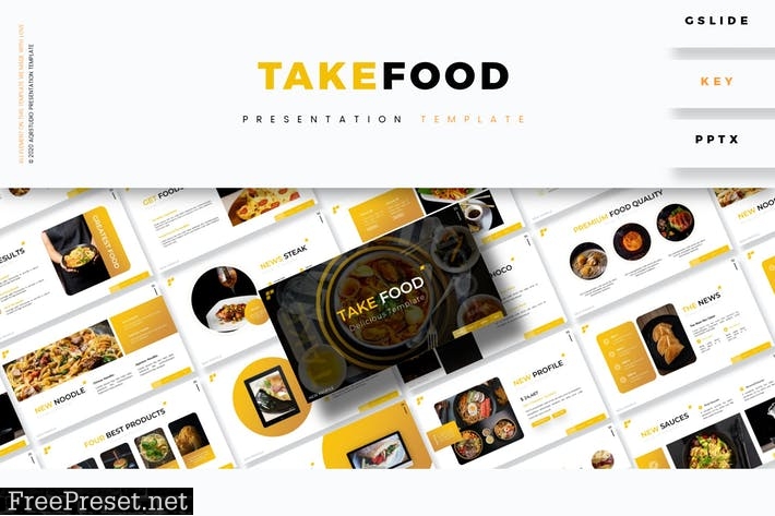 Take Food - Presentation Template G258RXY