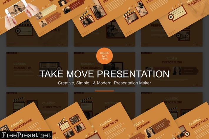 Take move Presentation Template FKFDRMP