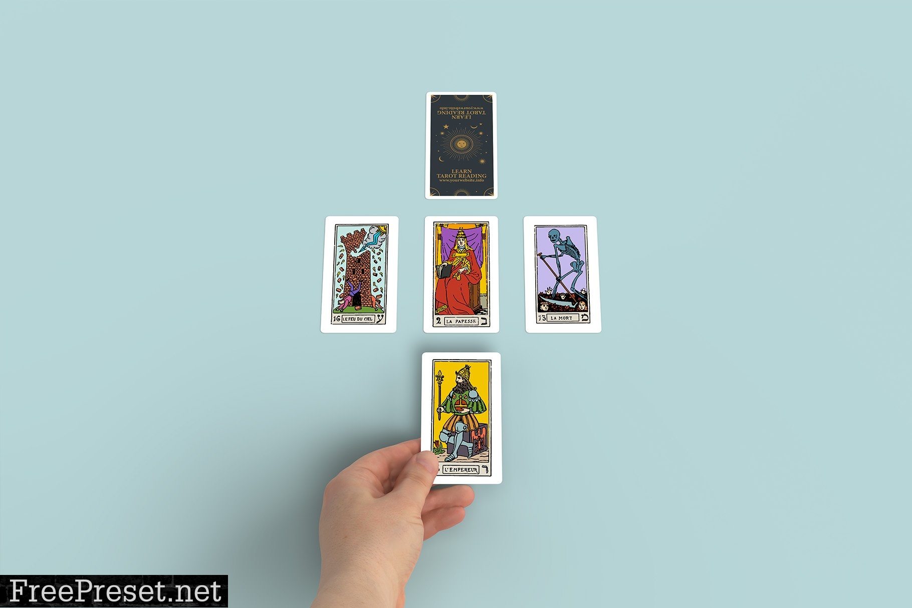 Tarot Spreads Mockup - 8 Views 7434022