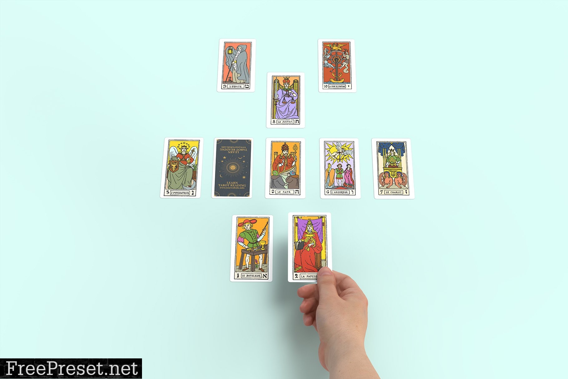 Tarot Spreads Mockup - 8 Views 7434022