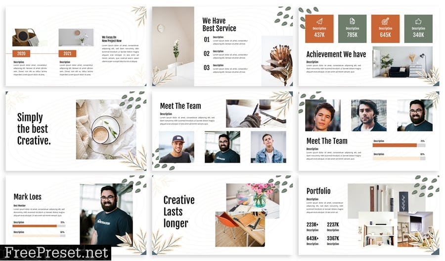 Tayaran - Company Powerpoint Template TCRZT6L