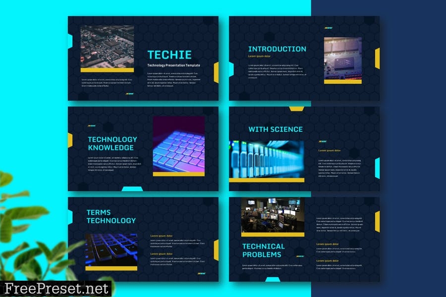 TECHIE - Technology Presentation Template 68J4UB5