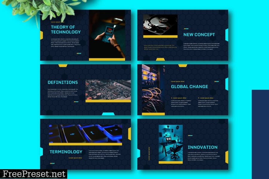 TECHIE - Technology Presentation Template 68J4UB5