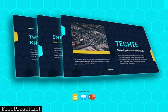 TECHIE - Technology Presentation Template 68J4UB5