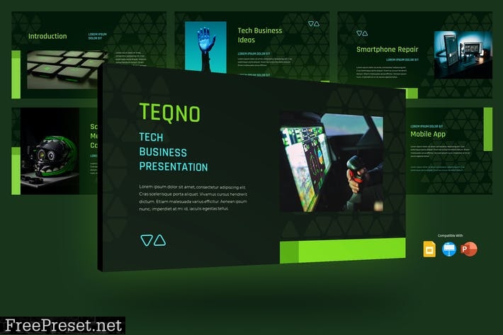 TEQNO - Tech Business Presentation Template MXDPD92