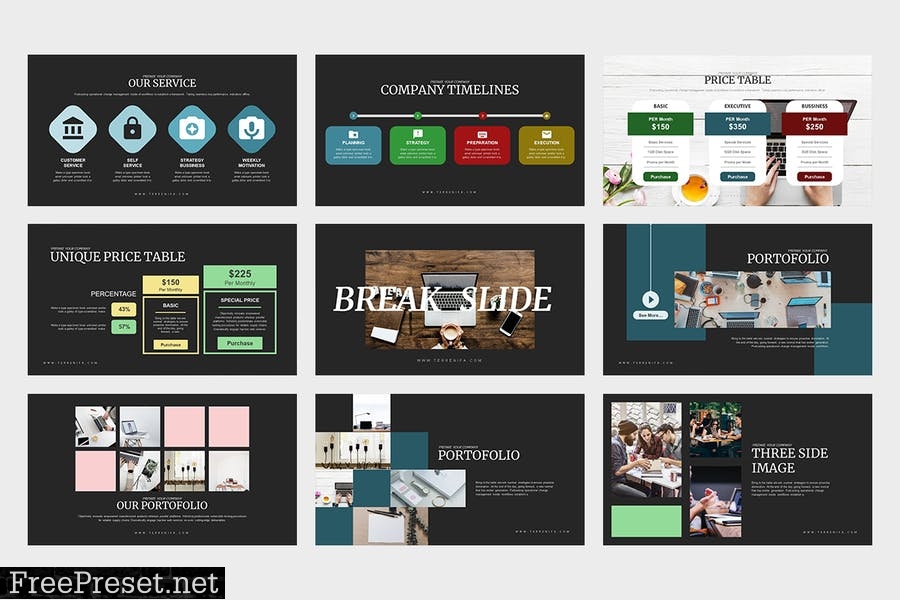 Terrenifa : Multipurpose Powerpoint Template 2THKLA