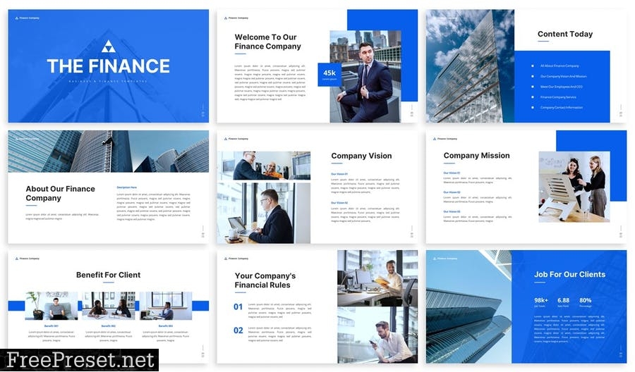 The Finance - Powerpoint Presentation Template DS69MMH