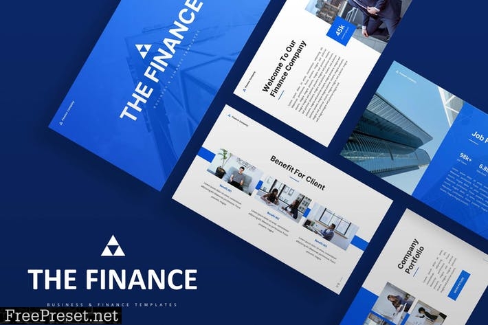 The Finance - Powerpoint Presentation Template DS69MMH