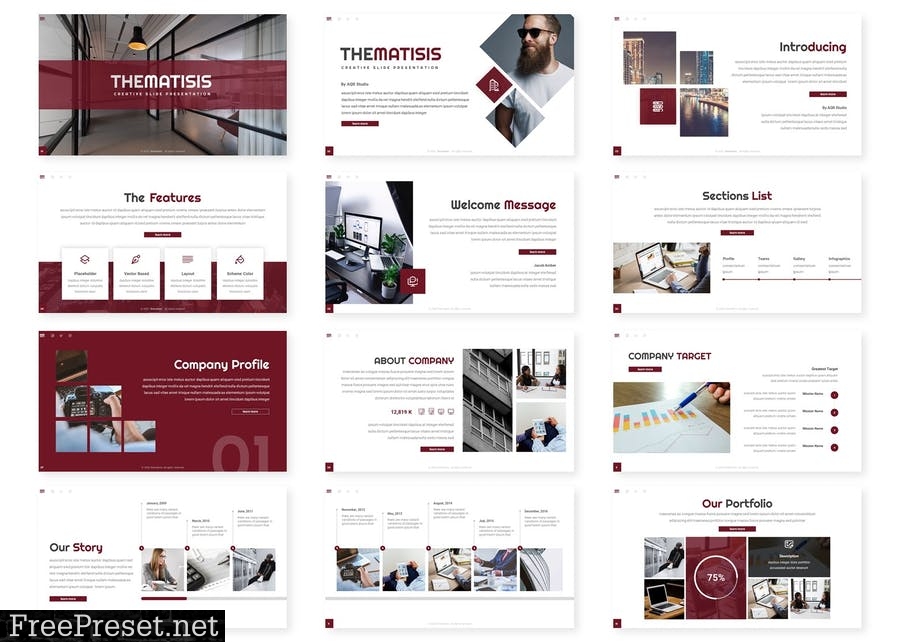 Thematisis - Presentation Template NASJ83Z