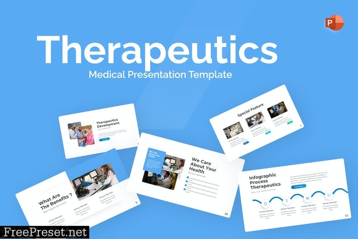 Therapeutics Medical PowerPoint Template XHPBKYS