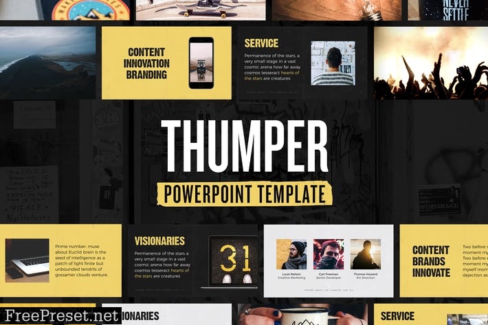 Thumper — Powerpoint Presentation Template 7L28BT