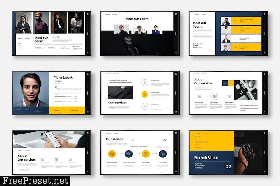 Tiara – Business PowerPoint Template MVRULFP