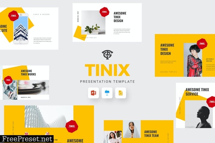 Tinix - Minimal Presentation Template NTTZJDU