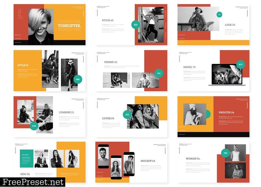 Toneuptee - Presentation Template BUJ986W