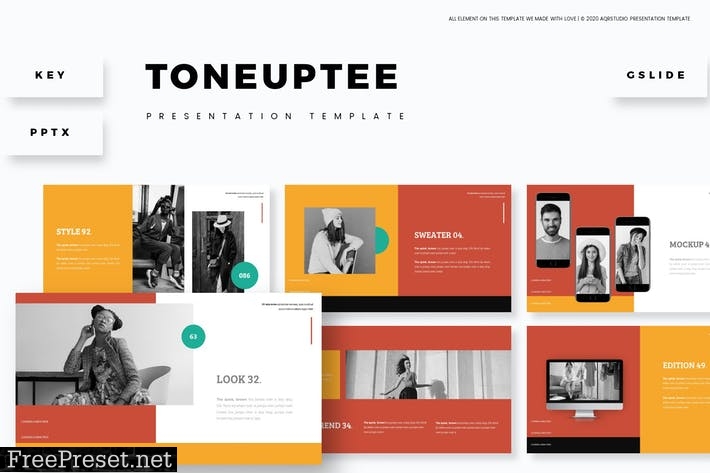 Toneuptee - Presentation Template BUJ986W