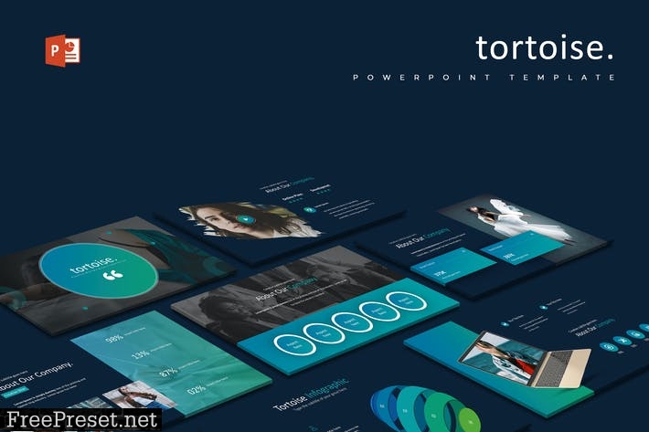 Tortoise - Powerpoint Template 9DAR9G