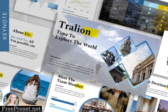 Tralion - Business Powerpoint Template YZLP8DR