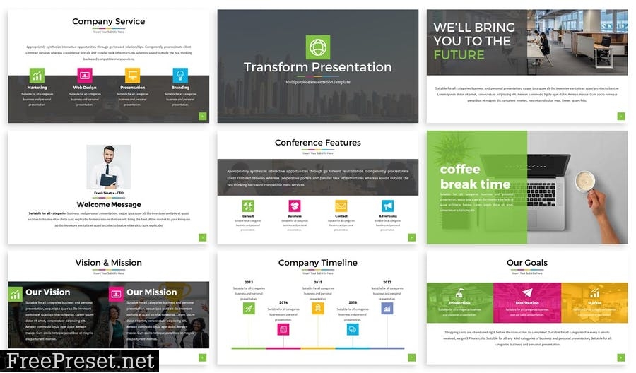 Transform - Google Slides Presentation Template FW8PNT