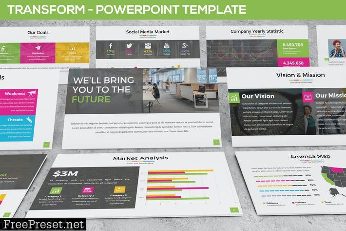 Transform - Powerpoint Presentation Template FQ3B4Q