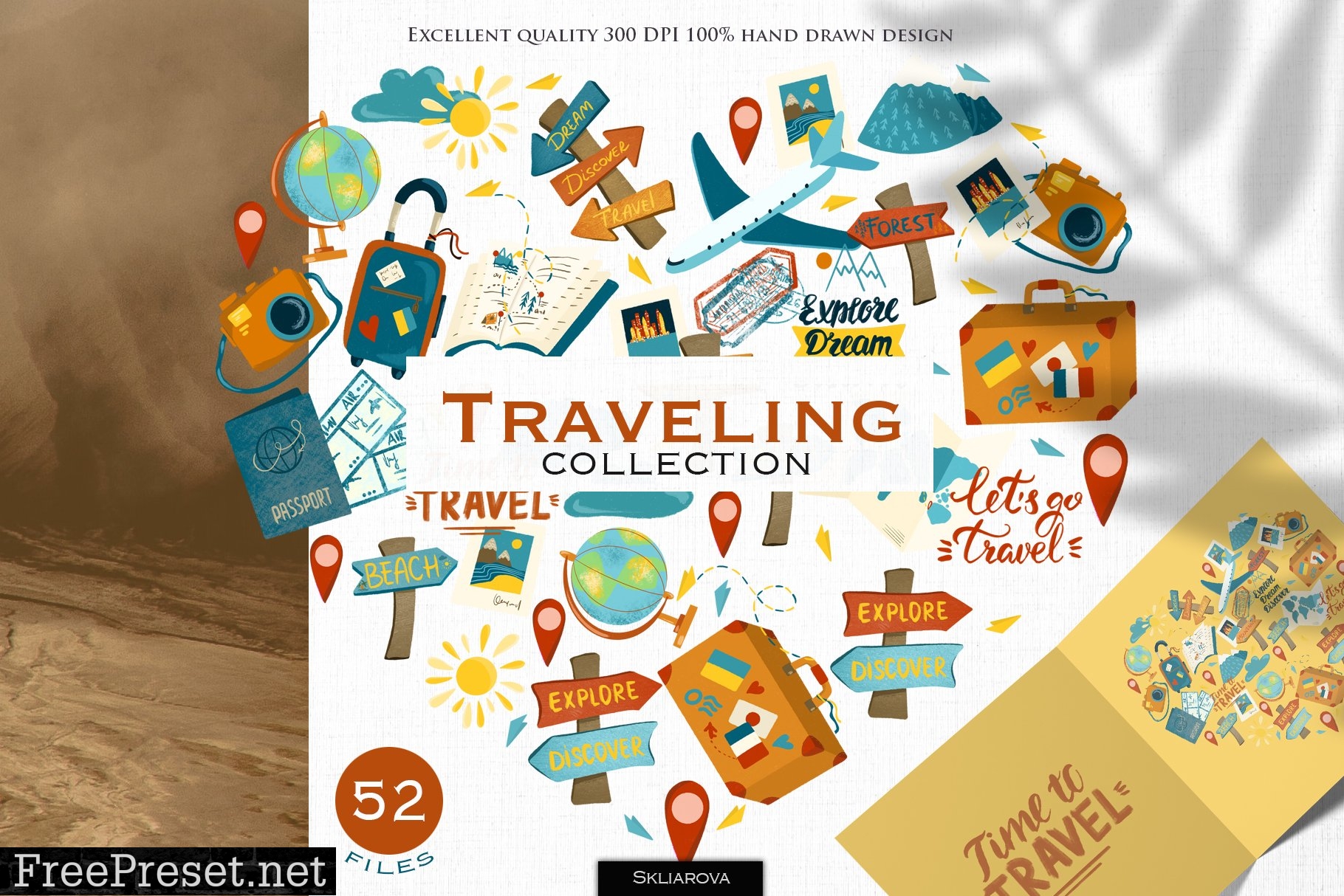 Traveling. Graphic collection 6288916