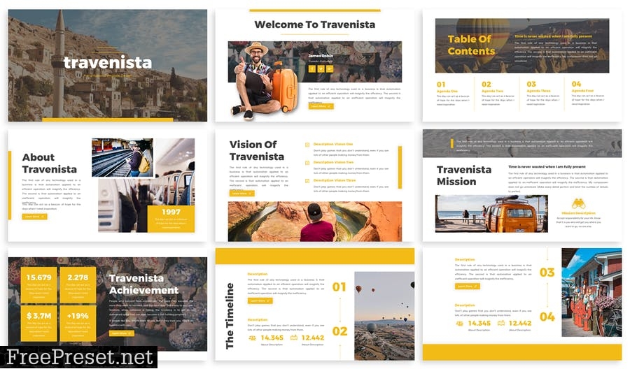 Travenista - Backpackers Template Prensentation THPZJHN