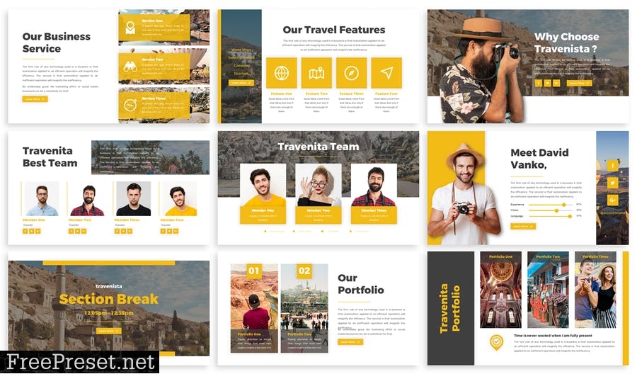 Travenista - Backpackers Template Prensentation THPZJHN