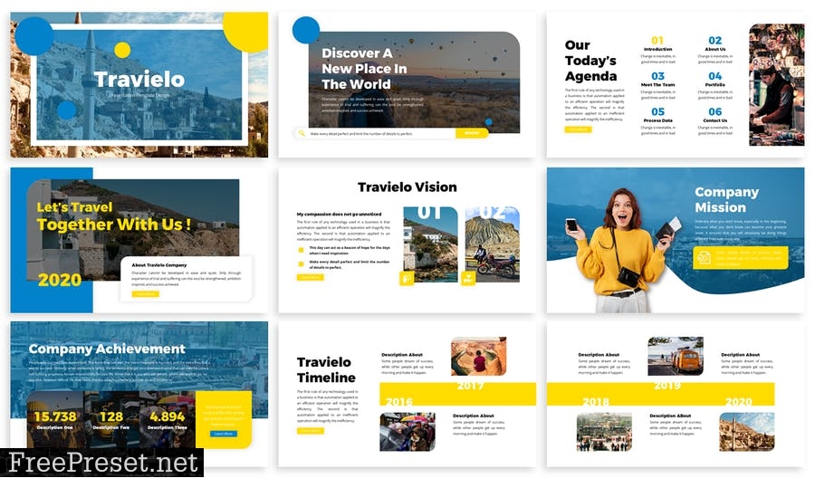 Travielo - Traveling Template Prensentation 6S926ZB