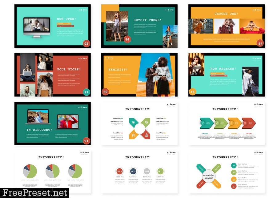 Trendies - Presentation Template VZQCRJ6