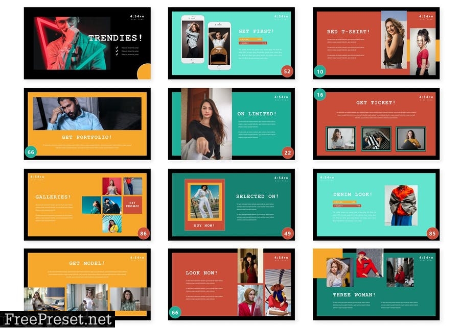 Trendies - Presentation Template VZQCRJ6