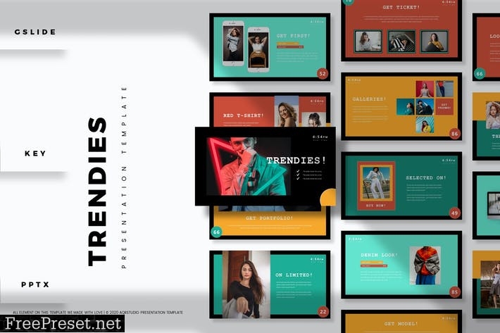 Trendies - Presentation Template VZQCRJ6