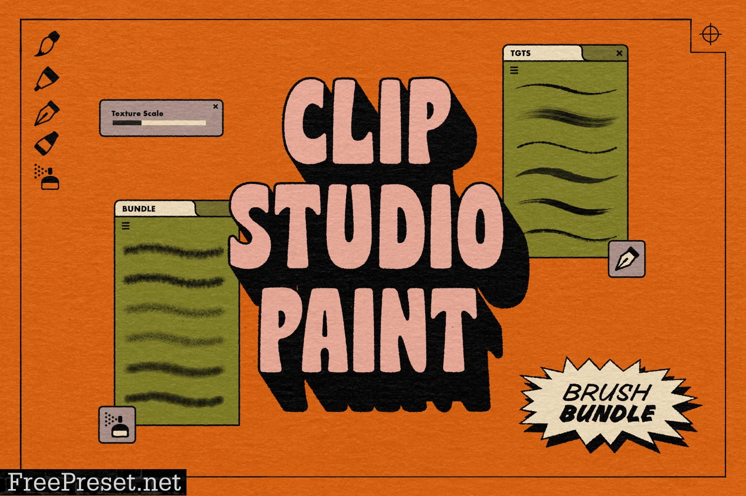 True Grit Texture Supply – Clips Studio Brush Bundle V3