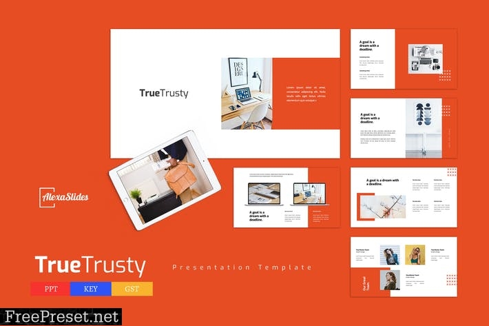 TrueTrusty - Creative Presentation Template F66B3PR