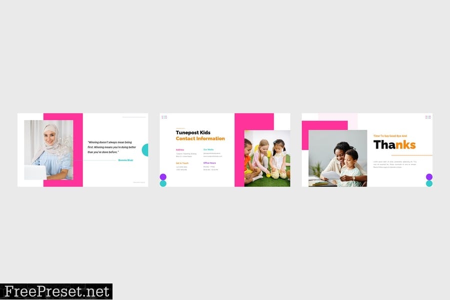 Tunepost - Kids Education Keynote Template 9LKJUT4