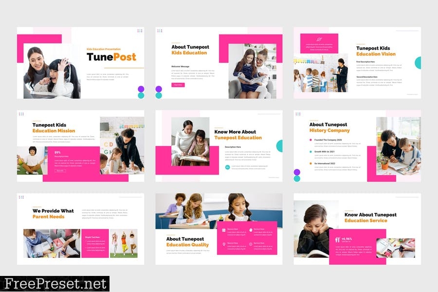 Tunepost - Kids Education Keynote Template 9LKJUT4