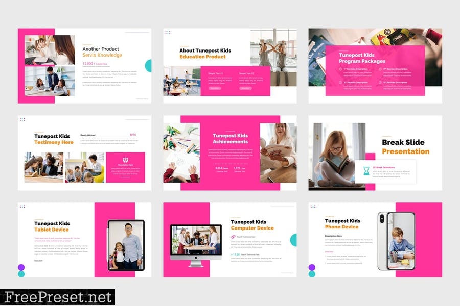 Tunepost - Kids Education Keynote Template 9LKJUT4