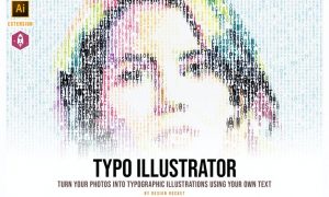 Typo Illustrator for Adobe Illustrator