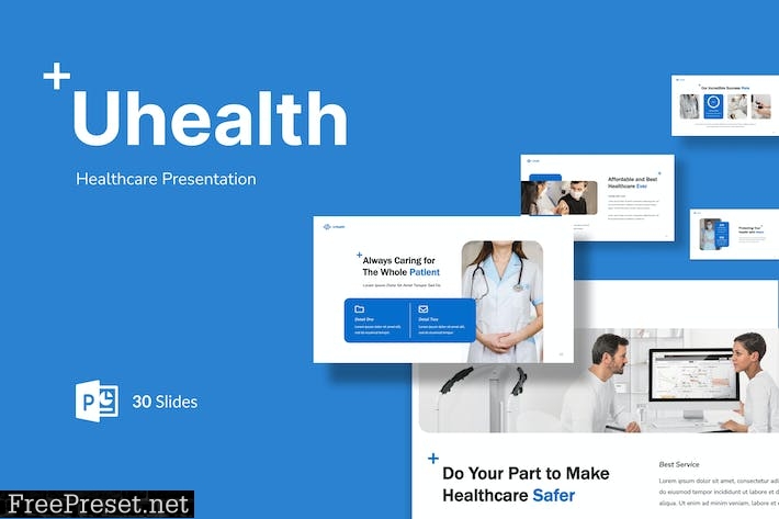 Uhealth - Healthcare Presentation Powerpoint N3DH8FU