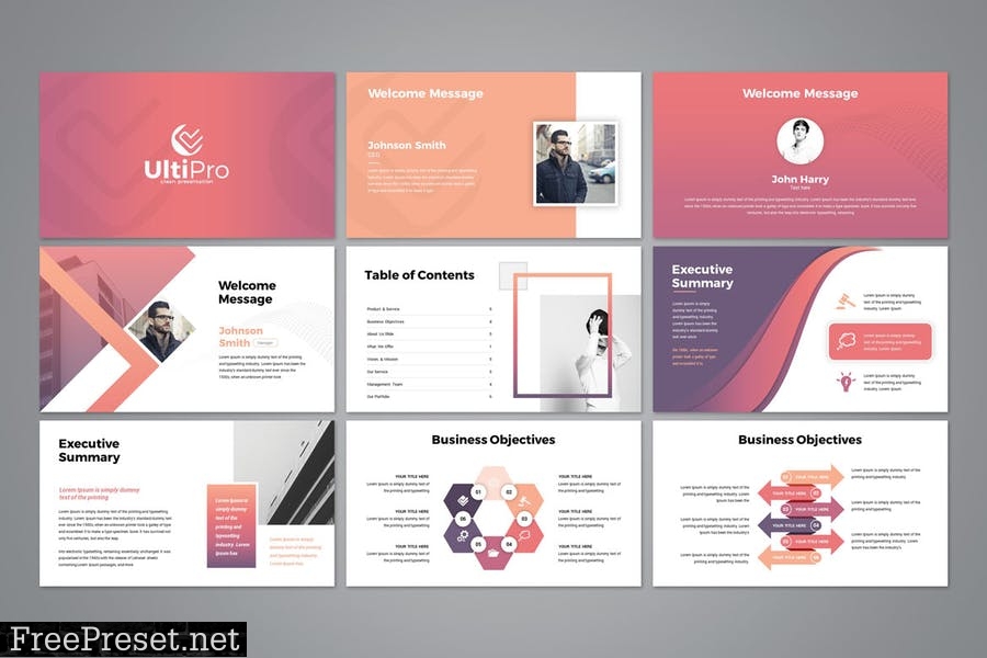 UltiPro-Business PowerPoint Presentation Template 3RNVLGU