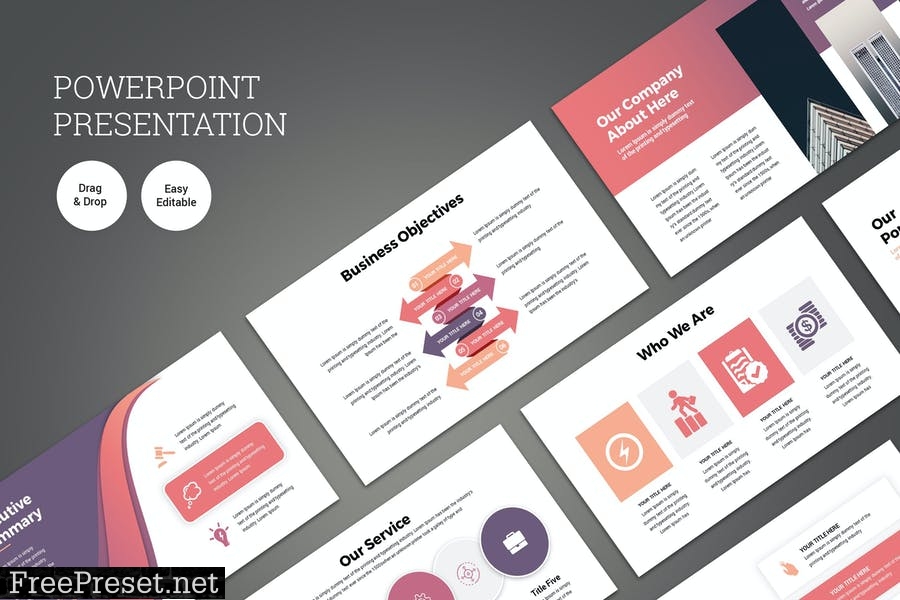 UltiPro-Business PowerPoint Presentation Template 3RNVLGU