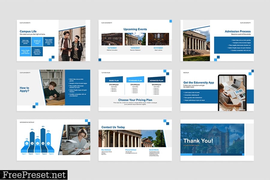 University PowerPoint Presentation Template 47WB4GC