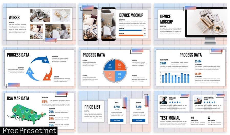 Usenda - Creative Powerpoint Template U7F3RT3