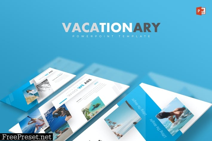 Vacationary - Powerpoint Template YBLK6K