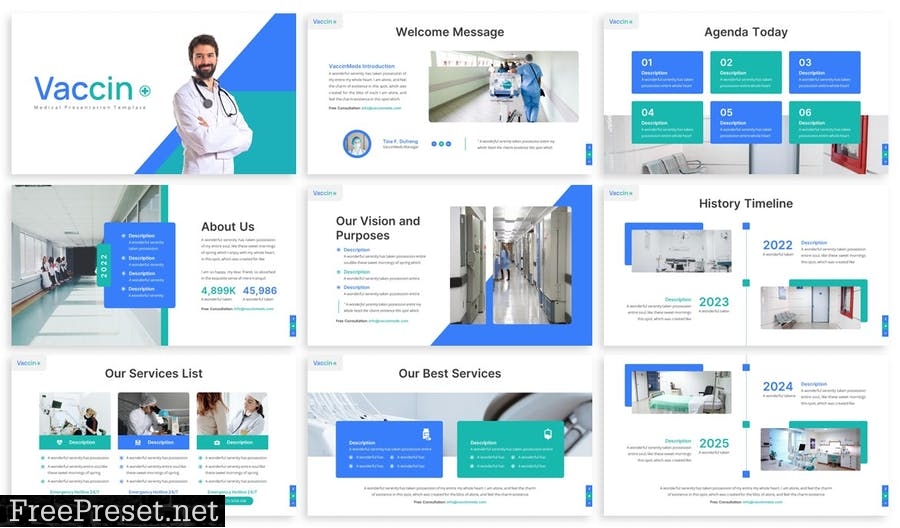 Vaccin - Medical Google Slide Template