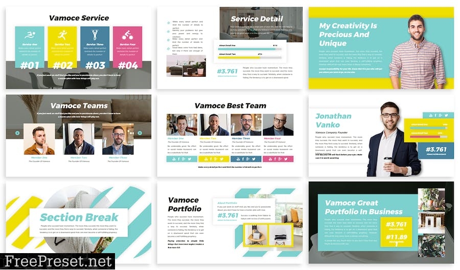 Vamoce - Business Template Prensentation TDAWTCL